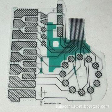 PET Circuit with Silver Paste or Carbon Ink Printing, 0.125mm Thickness, Low-cost